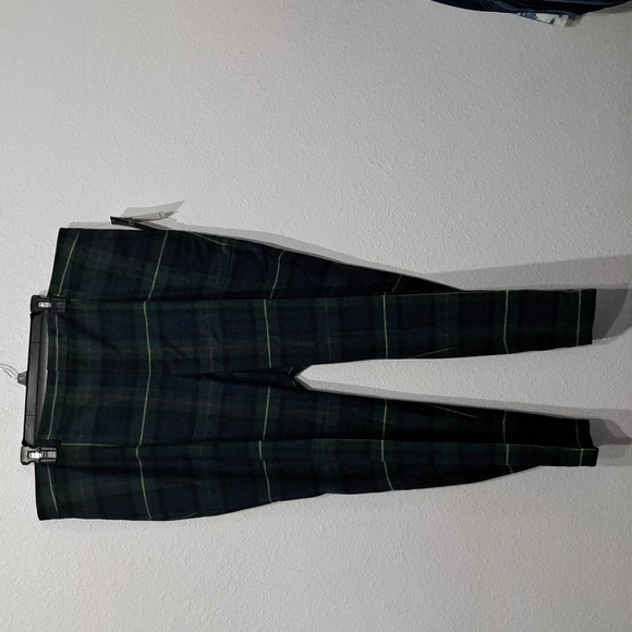 Lauren Ralph Lauren Plaid Wool-Blend Twill Ankle Pant - Picture 10 of 10